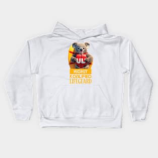 Just a Highly Koalified Lifeguard Koala 2 Kids Hoodie